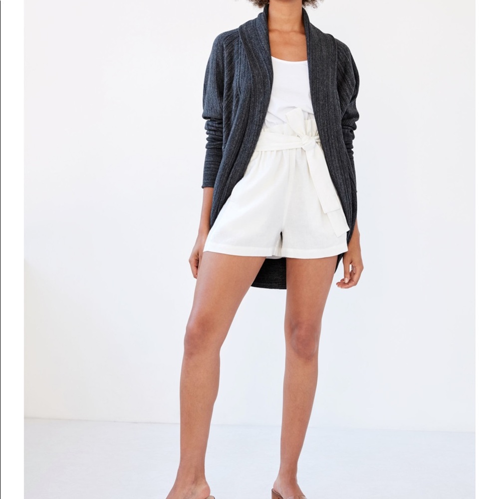 Aritzia Wilfred Light Grey Diderot Cocoon Cardigan
